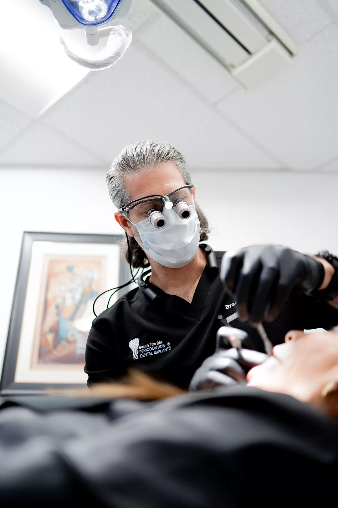 dr bradley performing procedure portrait